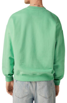Calvin Klein Heren neptunes wave logo sweatshirt Groen