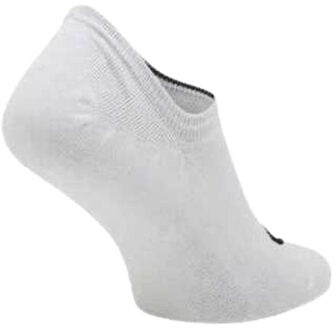 Calvin Klein Heren no-show sokken met geborduurd logo (set van 2) Wit - 43-47