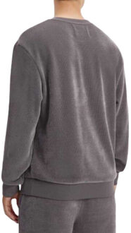 Calvin Klein Heren polyester sweatshirt - maat M Grijs