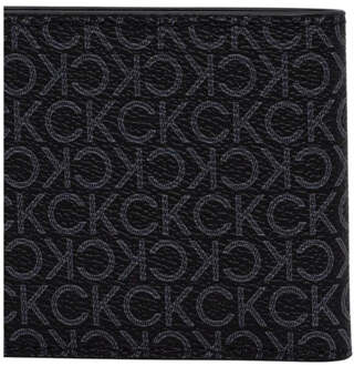 Calvin Klein Heren Portemonnee Zwart - One Size