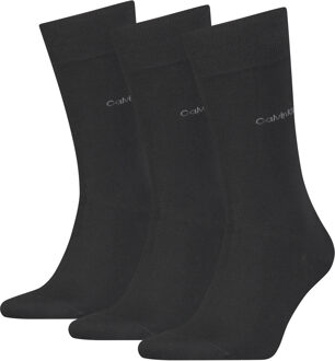 Calvin Klein Heren Sokken Classic 3-pack Zwart-One Size (40-46) - One Size (40-46)