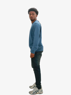 Calvin Klein Heren sweater embro badge Blauw