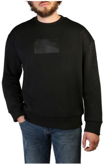 Calvin Klein Heren Sweatshirt met Lange Mouwen Calvin Klein , Black , Heren - Xl,L,M,S