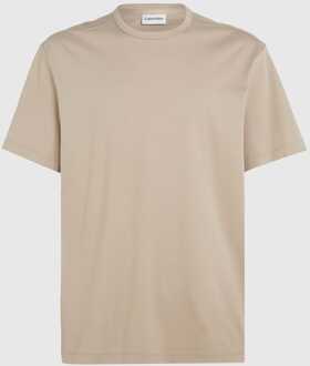 Calvin Klein Heren-T-shirt Calvin Klein Gemerceriseerd Katoen in Grijs