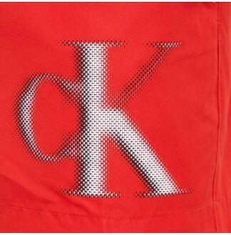 Calvin Klein heren zwembroek met trekkoord Rood - L