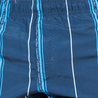 Calvin Klein Herenbadpak met trekkoord en mesh voering 58209W3 Blauw