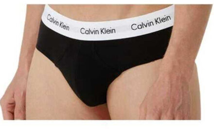 Calvin Klein Herenslip met logo (set van 3) Grijs - XS