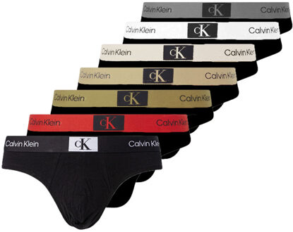 Calvin Klein heup slips 7-pack zwart - XL