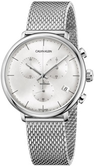 Calvin Klein Highoon Quartz Horloge voor Modieuze Mannen Calvin Klein , Gray , Heren - ONE Size