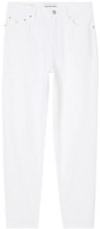 Calvin Klein Hoge kwaliteit witte mom jeans Calvin Klein , White , Dames - W27,W28,W30,W31