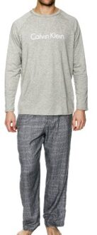 Calvin Klein Holiday PJ Flannel LS Pant Set Grijs,Zwart,Groen,Versch.kleure/Patroon - X-Large