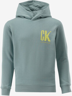 Calvin Klein Hoodie CHEST groen - 140/10J;152/12J;164/14J;176/16J