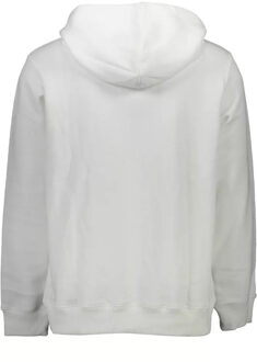 Calvin Klein Hoodie Ck Logo Regular Fit Wit