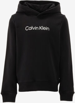 Calvin Klein Hoodie INST. LOGO REG. TERR zwart - 140/10J;152/12J;164/14J;176/16J;128/8J