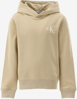 Calvin Klein Hoodie SMALL MONOGRAM HOODI beige - 140/10J;152/12J;128/8J
