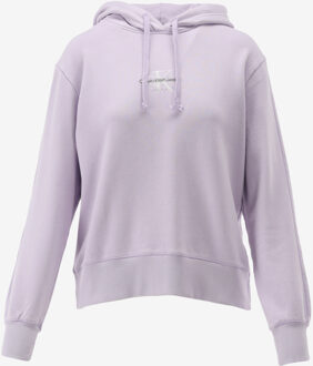 Calvin Klein Hoodie WASHED MONOLOGO REGU, VFR paars - XS;S;M;XL