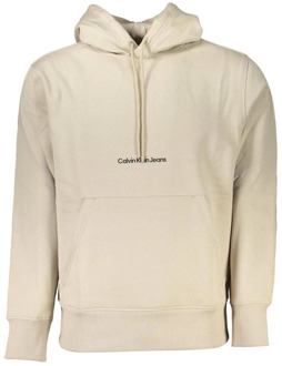 Calvin Klein Hoodies Calvin Klein , Beige , Heren - 2Xl,Xl,L,M,S