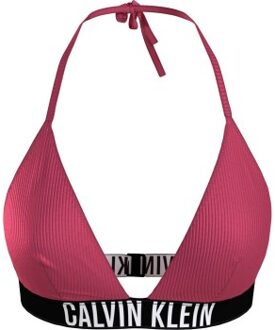 Calvin Klein Instense Power Triangle Bikini Top Zwart,Roze - Medium,Large,X-Large