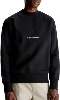 Calvin Klein Institutional Crew Sweater Heren zwart - L