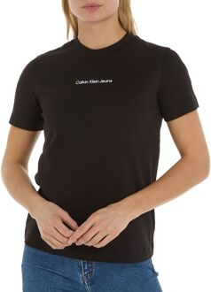 Calvin Klein Institutional Straight Shirt Dames zwart - L