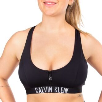 Calvin Klein Intense Power Zip Bikini Bralette Zwart - X-Small