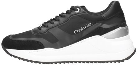 Calvin Klein Internal Wedge Lace Up-nylon Mix Zwart - 38