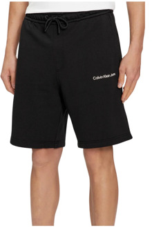 Calvin Klein Jeans Bermuda Shorts Lente/Zomer Collectie Calvin Klein Jeans , Black , Heren - L,M