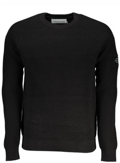 Calvin Klein Jeans Biologisch Katoenen Herentrui Calvin Klein Jeans , Black , Heren - M,S