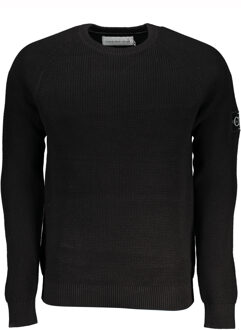 Calvin Klein Jeans Biologisch Katoenen Herentrui Calvin Klein Jeans , Black , Heren - M,S