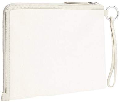 Calvin Klein Jeans Calvin Klein damesportemonnee met reliëflogo Wit - One Size