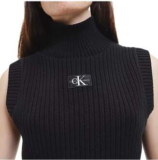 Calvin Klein Jeans Calvin Klein damestrui met kenmerkende strepen - maat M Zwart