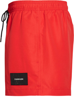 Calvin Klein Jeans Calvin Klein heren zwembroek met trekkoord Rood