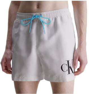 Calvin Klein Jeans Calvin Klein herenbadpak met monogram Wit