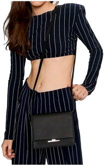 Calvin Klein Jeans Calvin Klein Vrouw Lineaire Schoudertas Zwart