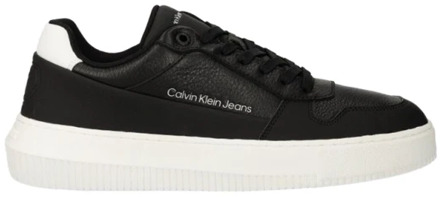 Calvin Klein Jeans Chunky Cupsole Lage Sneakers Calvin Klein Jeans , Black , Heren - 44 Eu,42 Eu,43 Eu,40 Eu,41 Eu,45 EU