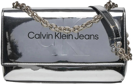 Calvin Klein Jeans Dames Lente/Zomer PU Tas Calvin Klein Jeans , Gray , Dames - ONE Size