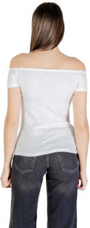 Calvin Klein Jeans Dames T-Shirt - maat L Wit