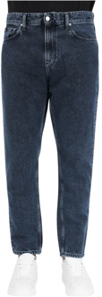 Calvin Klein Jeans Donkere denim jeans met relaxte pasvorm voor heren Calvin Klein Jeans , Blue , Heren - W29