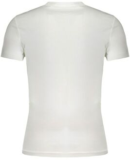 Calvin Klein Jeans Grafische T-shirt Korte Mouwen Crew Neck Wit - XL
