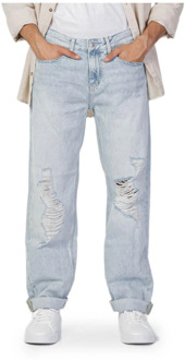 Calvin Klein Jeans Heren Straight Jeans Lichtblauw Calvin Klein Jeans , Blue , Heren - W32,W30