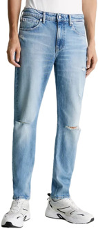 Calvin Klein Jeans Heren Tapered Jeans Calvin Klein Jeans , Blue , Heren - W36 L32,W31 L32,W34 L32,W38 L32,W32 L32,W33 L32