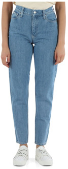 Calvin Klein Jeans High-waisted Mom Fit Jeans Calvin Klein Jeans , Blue , Dames - W29,W27,W25,W30