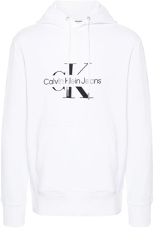 Calvin Klein Jeans Hoodies Calvin Klein Jeans , White , Heren - Xl,L,M,S