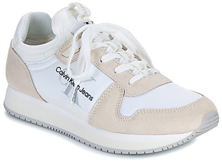 Calvin Klein Jeans Lage Sneakers Calvin Klein Jeans RUNNER SOCK LACEUP NY-LTH W" Wit - 39,40,41
