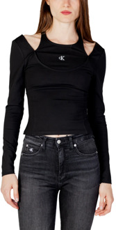 Calvin Klein Jeans Long Sleeve Tops Calvin Klein Jeans , Black , Dames - L,M