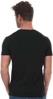 Calvin Klein Jeans Mixed Instit T-shirt voor heren, zwart - wit Zwart/wit - S