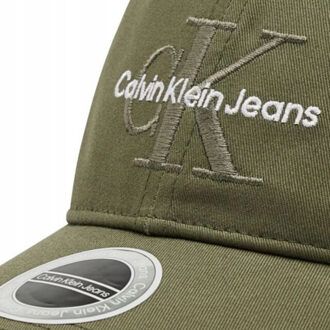 Calvin Klein Jeans monogram baseball cap Groen - One size