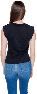 Calvin Klein Jeans Mouwloze Coltrui Top - maat Zwart