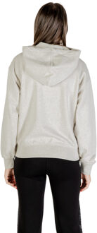 Calvin Klein Jeans Rits Hoodie - maat S Lichtgrijs
