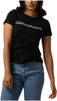 Calvin Klein Jeans Sporttrui - Maat XS  - Vrouwen - zwart